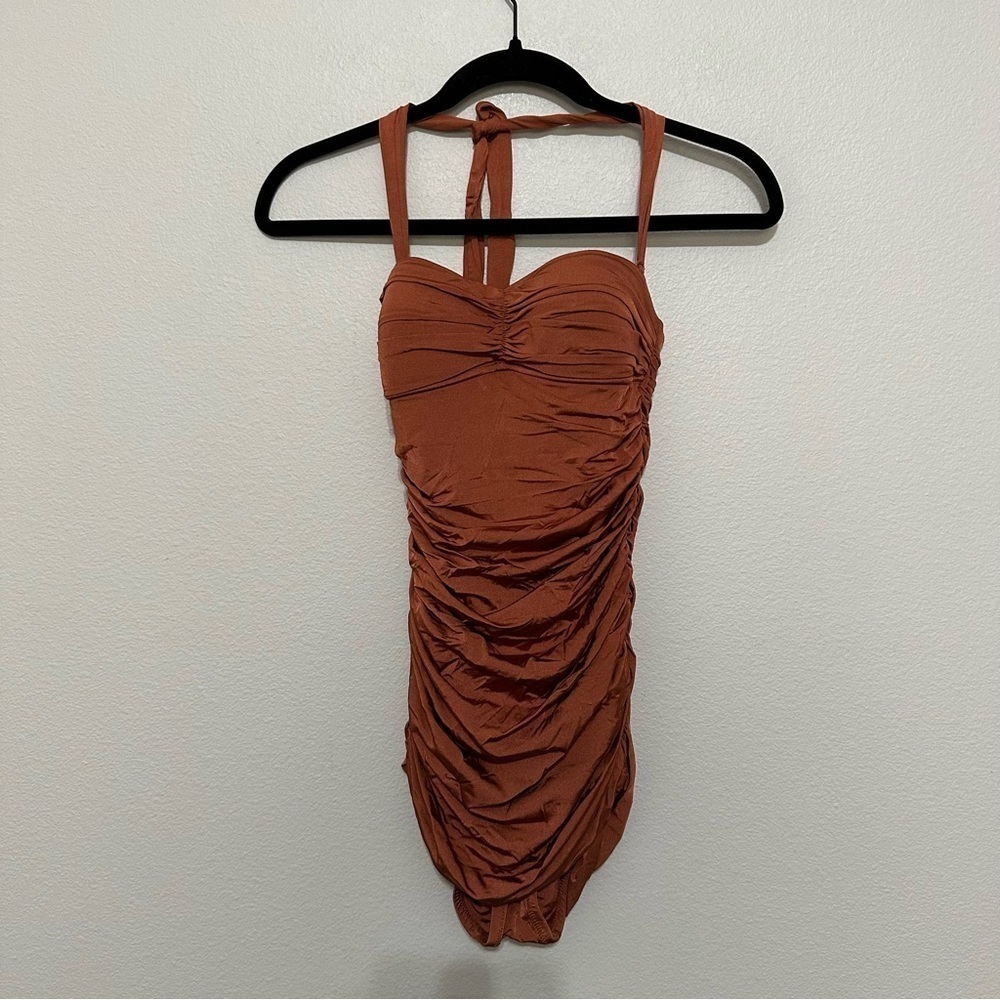 J. Crew Rust One Piece Swimsuit